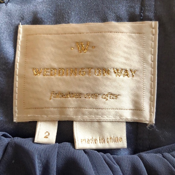 🕊WEDDINGTON WAY🕊LILA CHIFFON RUCHED BODICE DRESS - Picture 6 of 7